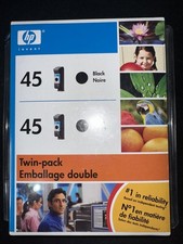 HP INVENT ~TWIN-PACK  BLACK EMBALLAGE DOUBLE~HP INKJET PRINT CARTRIDGES~EXP 2007 picture