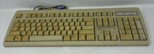Retro Vintage Micron NMB RT2358TW Windows Wired PS2 Keyboard WORKING picture