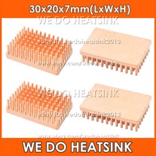 30x20x7mm Copper Heatsink With or Without Tape For DIY IC CPU Electronic Chips picture