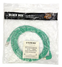 BLACK BOX CAT6 Right Angle Ethernet Patch Cable - 10 ft. Green picture