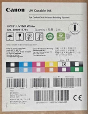 Canon Oce Arizona IJC261 UV Curable Ink White 2.0L Art. 3010117714 picture