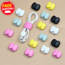5/10/20pcs Colorful Cable Organizer Clips Multi-Functional Wire Winding Clips picture