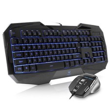 Beastron Backlit Gaming Keyboard and Mouse Combo with Adjustable DPI for Gamers picture