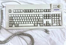 Vtg Unicomp Model M , 96U1114 Mechanical Keyboard & Trackball PS2 M5-2 #1 picture