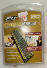New Old Stock PNY Optima Memory Desktop DDR400  512MB PC3200- Easy to install picture