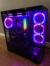 CyberPowerPC C SERIES Gaming Desktop Tower RGB Wi-Fi Black ET8242-29797 picture