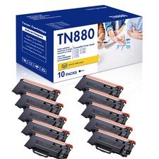 10PK TN 880 Compatible With Brother TN-880 Toner MFC-L6800DW HL-L6400DW L6400DWT picture