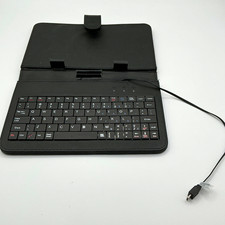 Universal 7 in Black Keyboard Folio Case, Synthetic Leather, Integrated Stand picture