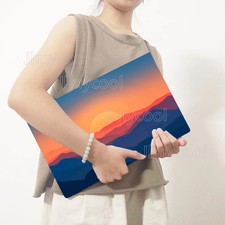 2X Sunrise Sunset Sea of Clouds Sun Rise Up Laptop Decal Universal Netbook Skin picture