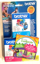 Genuine Brother LC41CL Color Ink Cartridge Combo Pack Cyan Magenta Yellow picture