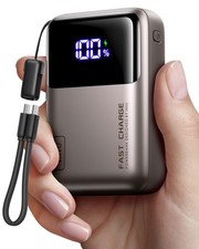 INIU 20000mAh Laptop Power Bank, Ultra Compact 65W Mini Size, Metallic Coffee picture