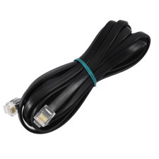 6P6C Telephone Cable- 9.8Ft Length Phone Extension Cord Line Wire with RJ11 Plug picture