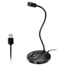 USB Microphone, JOUNIVO Computer PC Microphone with Mute Button for Streaming, P picture