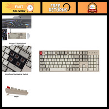 Full Size Wired Mechanical Keyboard - 104 Keys, Brown Switch, Retro ABS Keycaps, picture