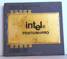 Intel Pentium Pro. B80521Ex200. '94'96. Gold Cap picture