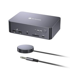 AV Access iDock X20 Dual USB C KVM Docking Station 2 Laptops Switch - NEW Opened picture