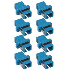 8 Pcs SC to SC Single Mode Simplex Fiber Optic Optical Coupler Adapter Connector picture