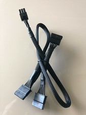 1X eVGA 6 pin  to 3x SATA DRIVER POWER cable FOR EVGA SuperNOVA 450-850 G2 G3 B3 picture
