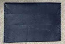 Midnight 100% Handcrafted Genuine Leather iPad Mini & Book Sleeve picture