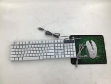 KUIYN T6 Gaming Keyboard And Mouse - White picture