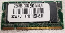 Laptop Memory SpecTek (Micron) 256MB PC2700 DDR RAM 333MHz CL2.5 200-P S0200RCB picture