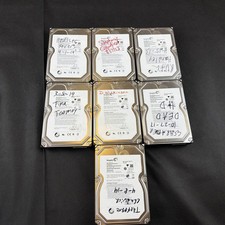 Lot of 7 SATA Seagate Barracuda ST3750525AS HDD 3.5