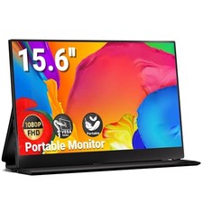 GRAY - INGNOK PORTABLE MONITOR FOR LAPTOP 15.6'' 1080P WITH MAGNETIC CASE YN02B picture