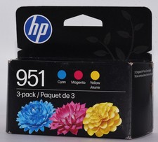 GENUINE HP OFFICE JET 8600 Series 951-3 Pack Ink - EXP Dec 2027 picture