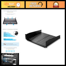 Vented 2U Cantilever Rack Shelf 16