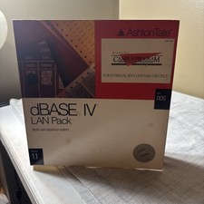 Ashton Tate Borland Dbase IV LAN Pack for DOS Version 1.1  SEALED  picture