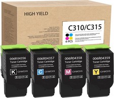 C310/C315 High-Yield Toner for Xerox C315  C315DNI C310DNIM (4PK BK/C/M/Y) picture