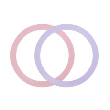 2Pcs Adapter Ring, Wireless Charger Conversion Kit, Pink, Purple picture