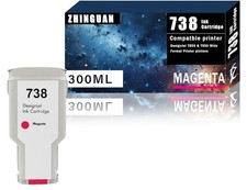 738 Photo Magenta Ink Cartridge (300ml) for HP DesignJet T850 T950 Wide Format P picture
