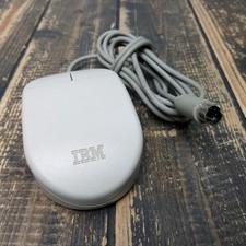 Vintage IBM Computer Mouse Model 13H6690 Roller Ball PS/2 Connector picture