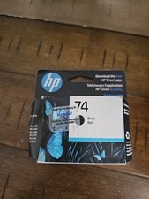 HP 74 Original Ink Cartridge Black DeskJet OfficeJet Expired October 2024 picture