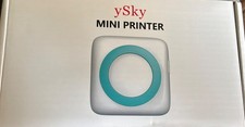 ySky Mini Printer Portable Mobile Thermal Printer Black & White Output NEW picture