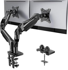 HUANUO Dual Monitor Arm Adjustable Desk Mount picture