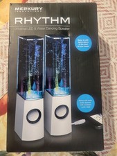 Merkury Innovations Rhythm Universal LED Water Dancing Speaker USB 3.5mm picture