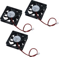 3-Pack 60x60x15mm 6015 12V Brushless DC Cooling Fan 2-Pin for 3D Printer DIY picture