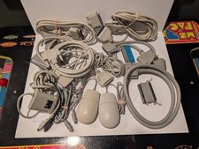 LARGE LOT Vintage Apple Macintosh Mouse Cables Accessories SCSI etc - UNTESTED picture