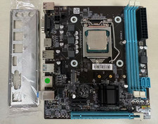 H81 Motherboard CPU Combo LGA1150 4th Gen i7 M.2 NVMe mATX w/ IO Shield picture