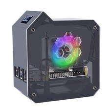GeeekPi Mini Tower Kit for Raspberry Pi 5, Pi 5 Case with ICE Tower Cooler, 0.96 picture