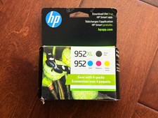 HP 952XL Black & 952 Color Ink Combo Pack of 4 Ink Cartridges EXP- Dec 2026 picture