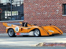 Cars 1971 mclaren m8e can am race Desk Mat Stitched picture