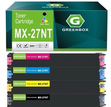 GREENBOX MX-27NT High Yield Toner Cartridge Replacement for Sharp MX-27NT(4pack) picture