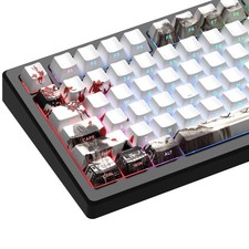 XVX PBT Keycaps Cherry Profile Doubleshot Plum Blossom Fits 60/75/100% Keys picture