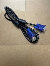 HOTRON VGA CABLE 6ft E246588 AWM STYLE 20276 VW-1 80C 30V Male To Male SPACE -VN picture