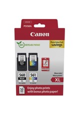 Canon PG-560XL / CL-561XL High Yield Genuine Ink Cartridges, Pack of 2 (Colour a picture