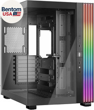 Light Base 600 DX Black PC Case | Fully Windowed Front and Side Panel | Dual Cha picture