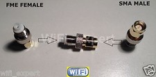 1 x FME Female Jack to SMA Male RF COAX Connector Adapter Converter USA picture